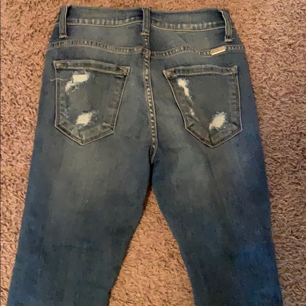 KanCan High Rise Multi Button Fly Skinny - Picture 4 of 5